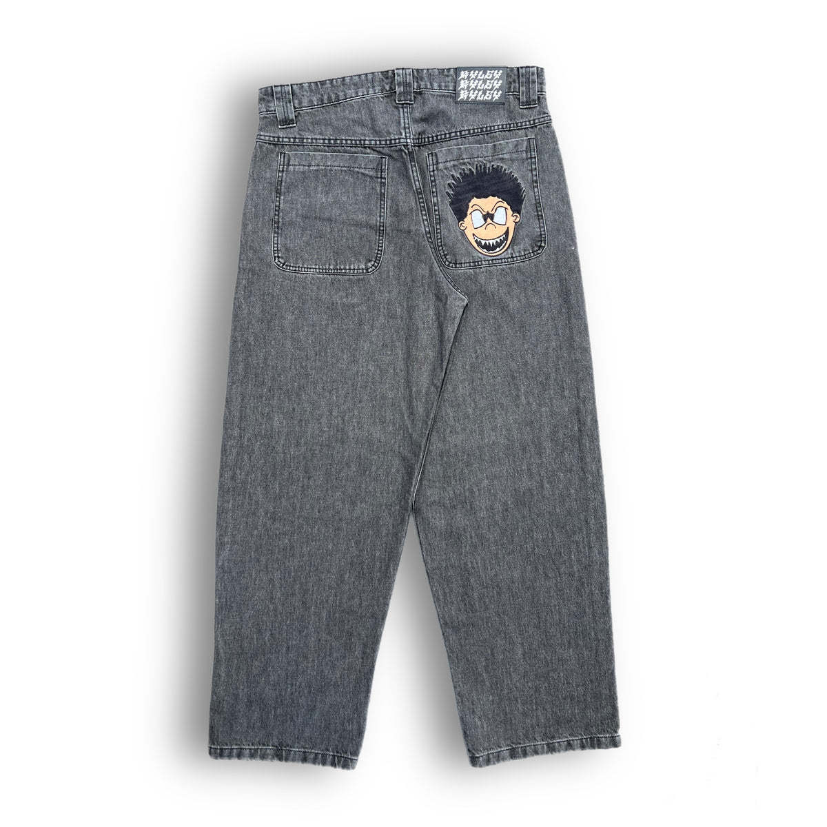【SATIIIZ】Kelon Pocket Washed Denim Pants SATIIIZ】Kelon Pocket Washed Denim Pants Kelon Pocket Washed
