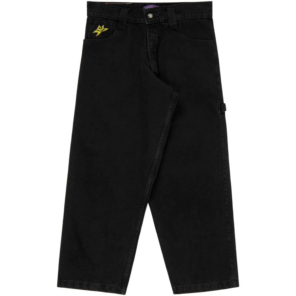★OY★IRREGULAR RIVET CARPENTER PANTS - BLACK★正規品/送料込 OY/オーワイ』 IRREGULAR RIVET CARPENTER PANTS/イレギュラー