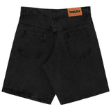 Washed Black Jorts - Star Logo